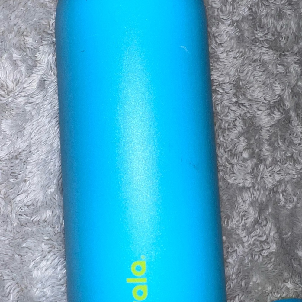 OWALA Blender Bottle FreeSip 32oz Stainless Steel Water Bottle -Turquoise & Red - Picture 9 of 14